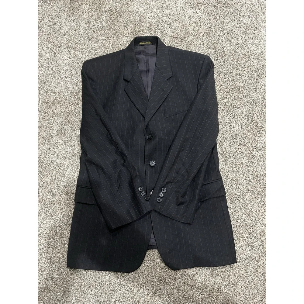 Vitali Made In Italy Men's 90% Wool 10% Cashmere Blazer Jacket Size 38 Short